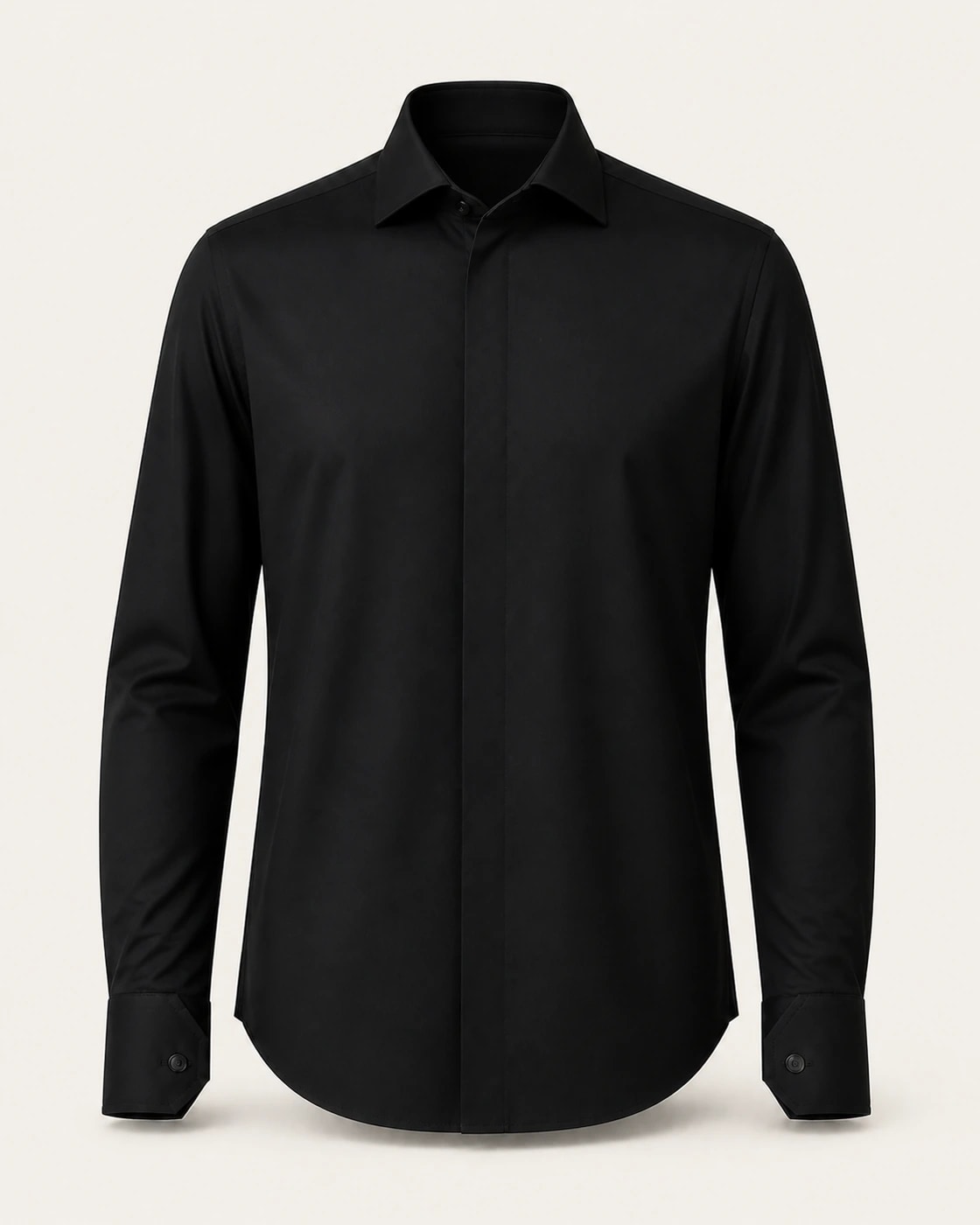 Black Afterlight Merino Shirt product visual