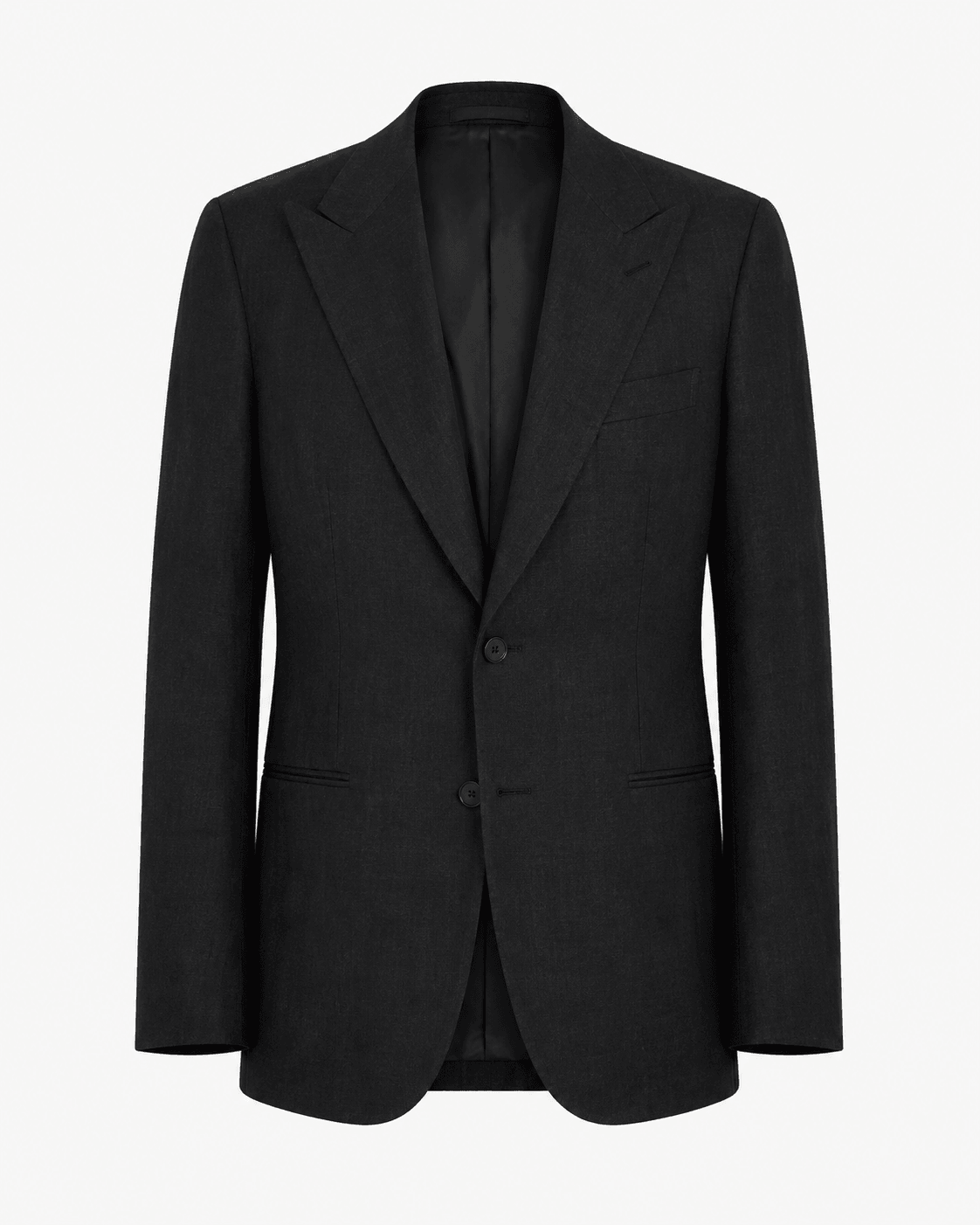 Black Peak-Lapel Evening Sport Coat product visual