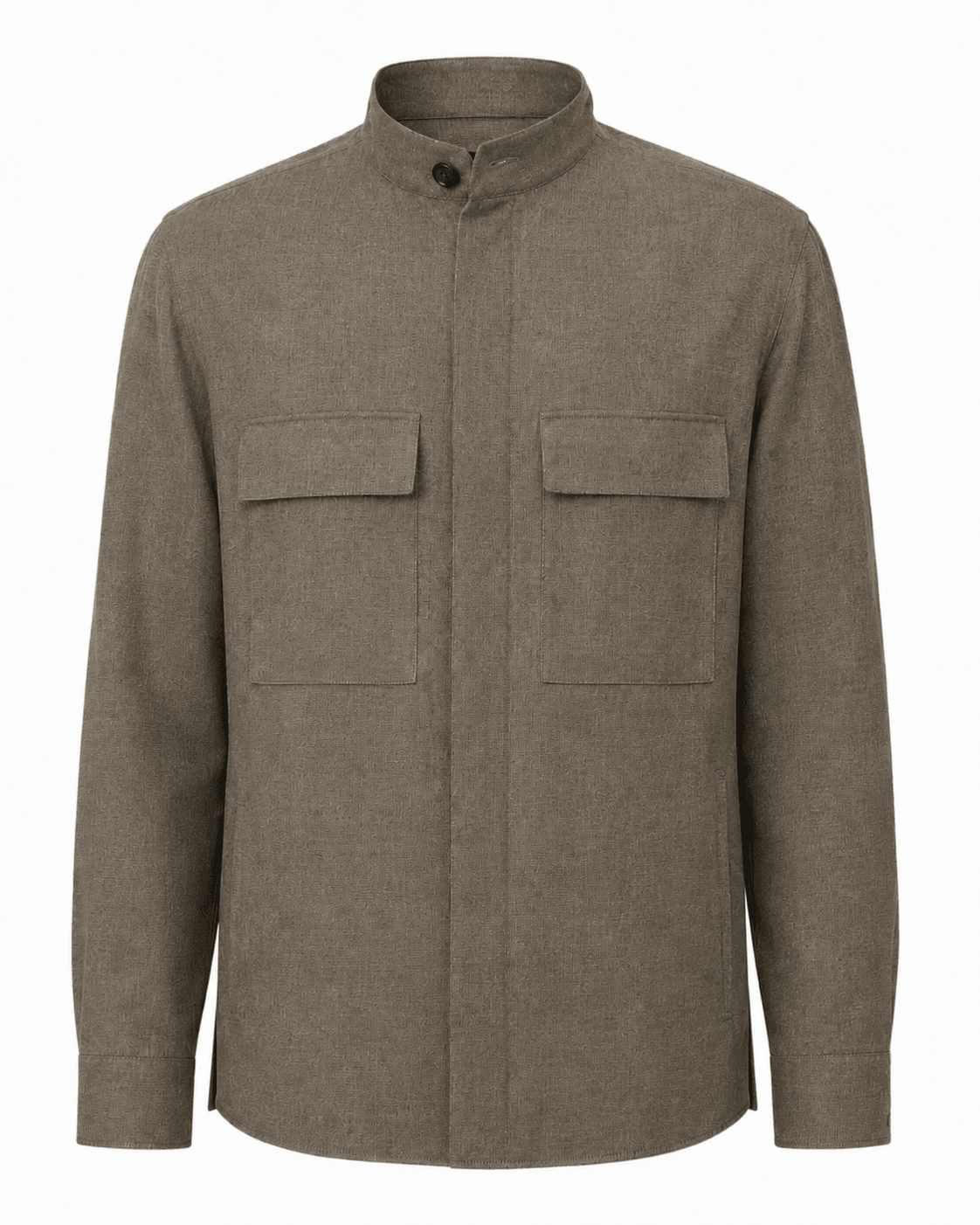 Mineral Taupe Travel Overshirt product visual
